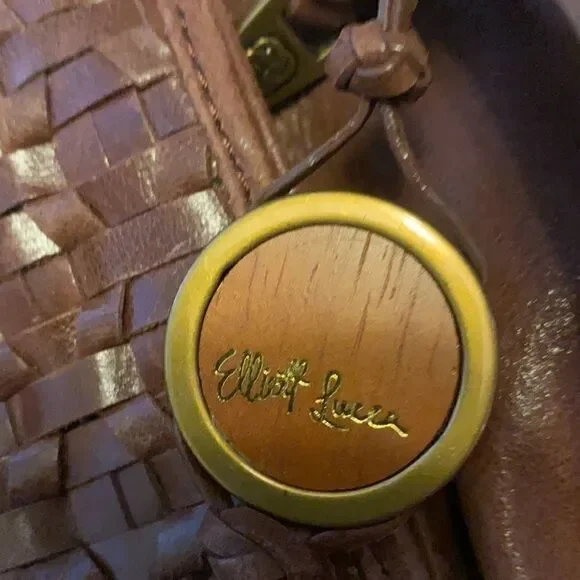 Brown leather bag - Picture 5 of 14